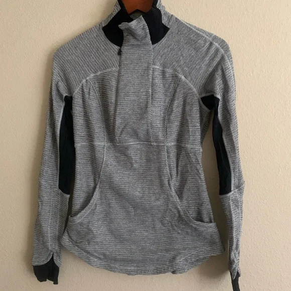 Lululemon Base Runner 1/2 Zip
Heathered Herringbone Heathered Black White - Picture 8 of 11